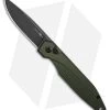 AKC X-treme Dandy Automatic Knife Green Aluminum (3.1" Black Stonewash)