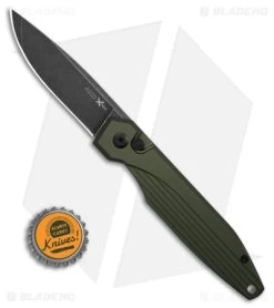 AKC X-treme Dandy Automatic Knife Green Aluminum (3.1" Black Stonewash) 9 AKC X-treme Dandy Automatic Knife Green Aluminum (3.1" Black Stonewash) -Knives Online Store AKC Xtreme Dandy Green Aluminum AK Black SW BHQ 174571 td size
