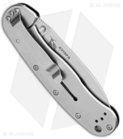 BRK Jeff Randall Avispa Frame Lock Knife Black (3.5" SK-5 Stonewash) -Knives Online Store Avispa Black Carbon Steel BHQ 107201 jr side