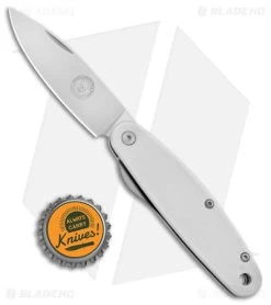 ESEE Churp Liner Lock Knife White G-10 (2.75" Satin D2) -Knives Online Store BRK Designed by ESEE Churp LL White G 10 Satin BHQ 147399 jr bottlecap