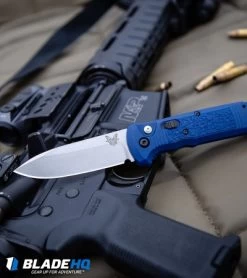 Benchmade 4400-1 Casbah Automatic Knife Blue Grivory (3.4" Satin) -Knives Online Store Benchmade 4400 1 Casbah Automatic Knife Blue Grivory Satin BHQ51629 kp tactical web