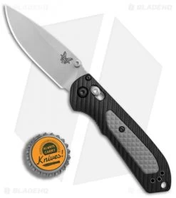 Benchmade Mini Freek AXIS Lock Knife Black/Gray (3" Stonewash) 565 -Knives Online Store Benchmade 565 Mini Freek Black Gray satin BHQ 78762 er bottlecap