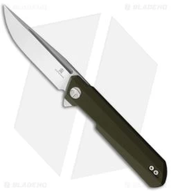 Bestech Knives Bestechman Dundee Liner Lock Knife G-10 OD Green (3.3" Satin)