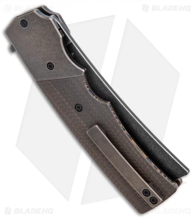 Bestech Knives Jason Clark Spanish Tip Razor Knife Black/Orange (3.75" Black) 5 Bestech Knives Jason Clark Spanish Tip Razor Knife Black/Orange (3.75" Black) - Image 3