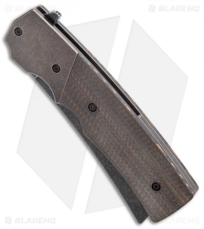 Bestech Knives Jason Clark Spanish Tip Razor Knife Black/Orange (3.75" Black) 4 Bestech Knives Jason Clark Spanish Tip Razor Knife Black/Orange (3.75" Black) - Image 2