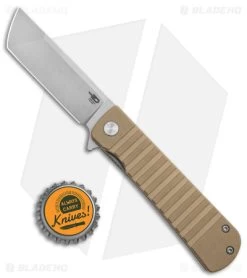 Bestech Knives Titan Liner Lock Knife Beige G-10 (3" Satin/SW D2) BG49A-2 -Knives Online Store Bestech Knives Titan LL Beige Black BHQ 144034 jr bottlecap