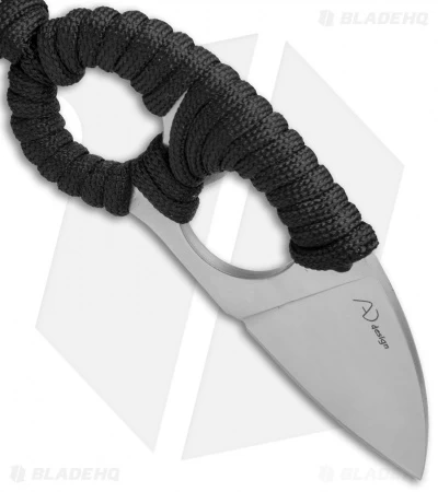 BlackFox Micro Fixed Blade Neck Knife Black Paracord (1.5" Satin) 12FX092 4 BlackFox Micro Fixed Blade Neck Knife Black Paracord (1.5" Satin) 12FX092 - Image 2