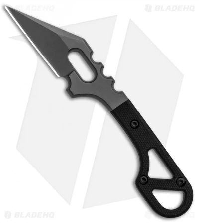 BlackFox Panchenko Spike Tactical Fixed Blade Neck Knife Black G-10 (1.5" Gray) 3 BlackFox Panchenko Spike Tactical Fixed Blade Neck Knife Black G-10 (1.5" Gray)