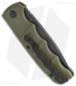 Boker Kalashnikov Drop Point Automatic Knife OD Green (3.25" Smokewash) 8 Boker Kalashnikov Drop Point Automatic Knife OD Green (3.25" Smokewash) -Knives Online Store Boker Kalashnikov Auto OD Green D2 Smokewash BHQ 144761 jr side