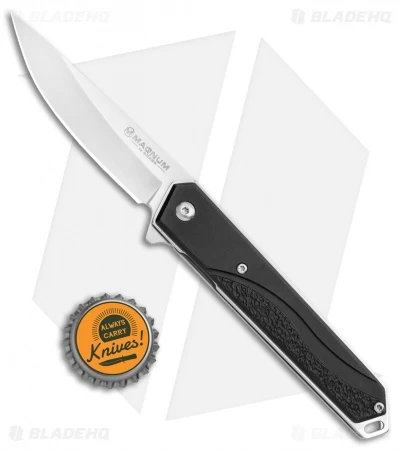 Boker Magnum Japanese Iris Liner Lock Knife Aluminum (3.25" Satin) 6 Boker Magnum Japanese Iris Liner Lock Knife Aluminum (3.25" Satin) - Image 4