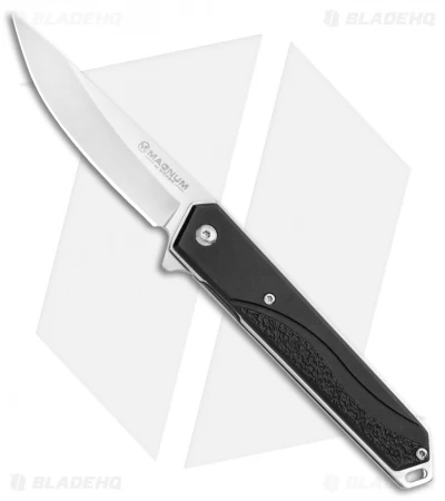 Boker Magnum Japanese Iris Liner Lock Knife Aluminum (3.25" Satin) 3 Boker Magnum Japanese Iris Liner Lock Knife Aluminum (3.25" Satin)