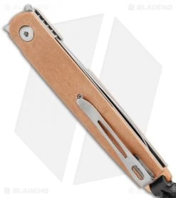 Boker Plus Kansei LRF Liner Lock Knife Copper (3" Satin) 01BO125SOI -Knives Online Store Boker Plus Kansei LRF LL Copper Satin 01BO125SOI BHQ 102027 jr side