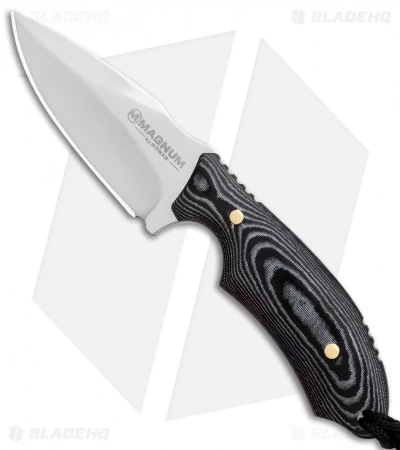 Boker Magnum Racoon Fixed Blade Knife Micarta (3" Mirror) 02SC050 3 Boker Magnum Racoon Fixed Blade Knife Micarta (3" Mirror) 02SC050