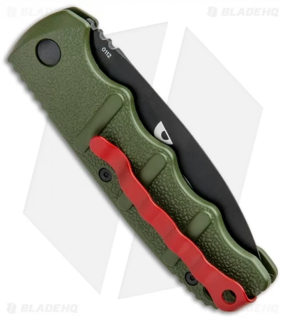Boker Warhawk Kalashnikov Dagger Automatic Knife Green (3.25" Black D2) 5 Boker Warhawk Kalashnikov Dagger Automatic Knife Green (3.25" Black D2) - Image 3