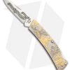 Browning BAR Military Folder Lockback Knife Gold (2.25" Satin) BR0277 -Knives Online Store Browning BAR Military gold satin BHQ 72661 er