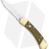 Buck Knives Buck 110 Automatic Knife OD Grn Micarta/Brushed Brass (3.75" S30V SW) Exclusive -Knives Online Store Buck 110 Auto OD Green Micarta Brushed Brass SW 0110GRSABHQ2 B BHQ 90211 jr