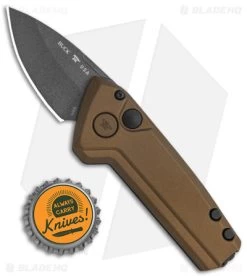 Buck Knives Buck Deploy Mini Automatic Knife Burnt Bronze (3" Gray) 0838BRS1 -Knives Online Store Buck Deploy Mini Auto Burnt Bronze Gray 0839BRS1 BHQ 146022 jr bottlecap