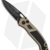 Buck Knives Buck Impact Automatic Knife Coyote Tan (3.125" Black SW) 0898BRS