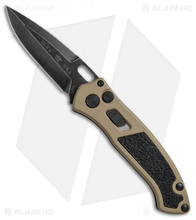 Buck Knives Buck Impact Automatic Knife Coyote Tan (3.125" Black SW) 0898BRS 3 Buck Knives Buck Impact Automatic Knife Coyote Tan (3.125" Black SW) 0898BRS