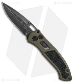 Buck Knives Buck Impact Automatic Knife OD Green (3.125" Black SW) 0898GRS