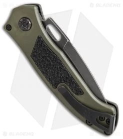 Buck Knives Buck Impact Automatic Knife OD Green (3.125" Black SW) 0898GRS 8 Buck Knives Buck Impact Automatic Knife OD Green (3.125" Black SW) 0898GRS -Knives Online Store Buck Impact Automatic OD Green black sw 0898GRS BHQ 51277 er side