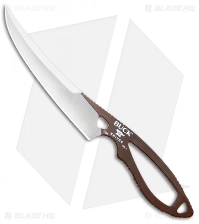 Buck Knives Buck PakLite Boning Fixed Blade Knife Brown (5.25" Satin) 0136BRS 3 Buck Knives Buck PakLite Boning Fixed Blade Knife Brown (5.25" Satin) 0136BRS