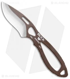 Buck Knives Buck PakLite Skinner Fixed Blade Knife Brown (2.875" Satin) 0140BRS