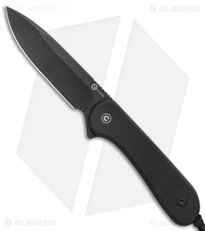 CIVIVI Elementum Fixed Blade Knife Flat Black G-10 (4" Black SW) 3 CIVIVI Elementum Fixed Blade Knife Flat Black G-10 (4" Black SW)