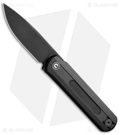 CIVIVI Hel Foldis Slip Joint Knife Black G-10 (2.67" Black SW) C21044-3