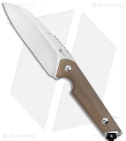 CIVIVI Kepler Fixed Blade Knife Tan G-10 W/Lanyard (4.5" Satin)