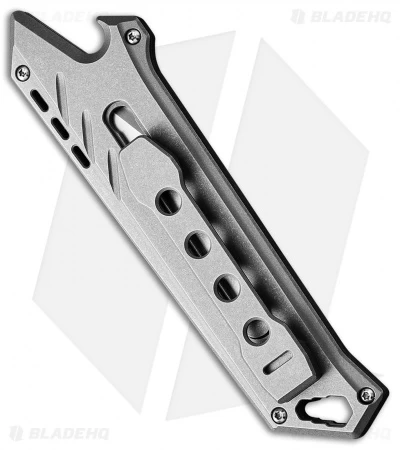 CIVIVI Mandate Gray Titanium Utility Knife (9Cr18MoV + Damascus) 4 CIVIVI Mandate Gray Titanium Utility Knife (9Cr18MoV + Damascus) - Image 2