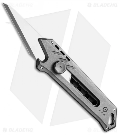 CIVIVI Mandate Gray Titanium Utility Knife (9Cr18MoV + Damascus) 3 CIVIVI Mandate Gray Titanium Utility Knife (9Cr18MoV + Damascus)