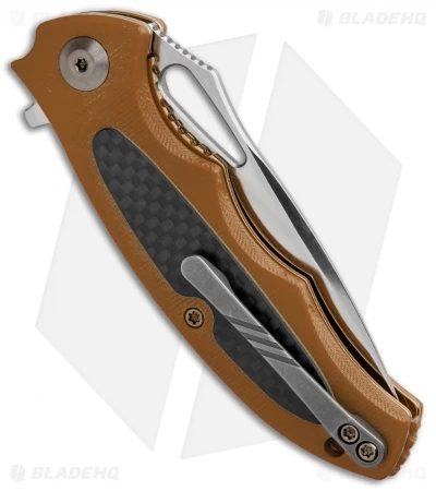 CIVIVI Shard Liner Lock Knife Brown G-10/CF (2.95" Satin) C806B 5 CIVIVI Shard Liner Lock Knife Brown G-10/CF (2.95" Satin) C806B - Image 3