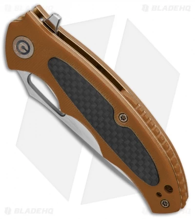 CIVIVI Shard Liner Lock Knife Brown G-10/CF (2.95" Satin) C806B 4 CIVIVI Shard Liner Lock Knife Brown G-10/CF (2.95" Satin) C806B - Image 2
