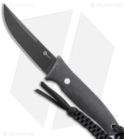 CIVIVI Terzuola Tamashii Fixed Blade Knife Dark Green Micarta (4.07" Black SW)