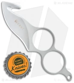 CRKT A.G. Ringer Guthook Fixed Blade Neck Knife (2.375" Satin) 2250 -Knives Online Store CRKT A.G. Ringer Guthook Neck Knife Satin 2250 BHQ 75699 jr bottlecap