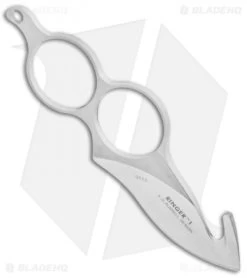 CRKT A.G. Ringer Guthook Fixed Blade Neck Knife (2.375" Satin) 2250 -Knives Online Store CRKT A.G. Ringer Guthook Neck Knife Satin 2250 BHQ 75699 jr spine