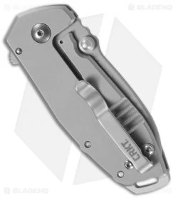 CRKT Burnley Squid Flipper Assisted Opening Knife Silver (2.4" Bead Blast) -Knives Online Store CRKT Burnley Squid FL Assisted SW 2492 BHQ 119330 jr side