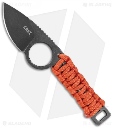 CRKT Schwarz Tailbone Fixed Blade Knife Orange Cord-Wrapped (2.4" SW) 2415 3 CRKT Schwarz Tailbone Fixed Blade Knife Orange Cord-Wrapped (2.4" SW) 2415