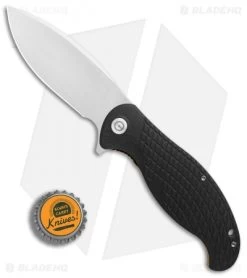 CIVIVI Naja Flipper Liner Lock Knife Black G-10 (3.75" Satin) C802C -Knives Online Store Civivi Naja Black G10 Satin BHQ 87969 er bottlecap