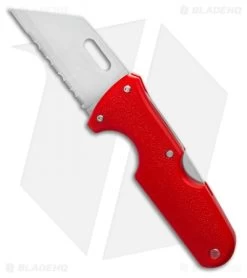 Cold Steel Click-N-Cut Slock Master Skinner Knife Red ABS (2.5" SW) -Knives Online Store Cold Steel Click N Cut Slock Master Skinner Knife Red BDS 2.5 Satin 40AT BHQ 121229 LS Blade3