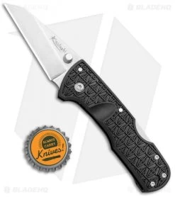 Cold Steel Kiridashi Tri-Ad Lock Knife Black GFN (2.5" Stonewash) 20KPL -Knives Online Store Cold Steel Kiridashi Tri Ad Lock Black GFN SW 20KPL BHQ 105892 jr bottlecap
