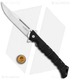 Cold Steel Large Luzon Leaf-Spring Knife Black GFN (6" Satin) 20NQX -Knives Online Store Cold Steel Large Luzon Leaf Spring Black GFN Satin 20NQX BHQ 80432 jr bottlecap