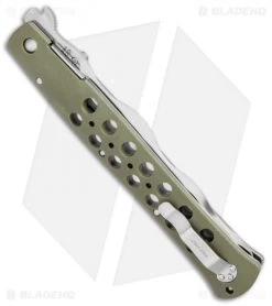Cold Steel Lynn Thompson Ti-Lite Liner Lock Knife Green (6" Satin Kris) 8 Cold Steel Lynn Thompson Ti-Lite Liner Lock Knife Green (6" Satin Kris) -Knives Online Store Cold Steel Lynn Thompson Ti Lite LL Satin Kris 26SY6 BHQ 105933 jr side