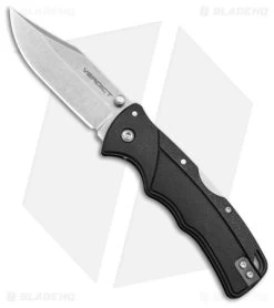 Cold Steel Verdict Clip Point Tri-Ad Lock Knife Black GFN (3" Stonewash)