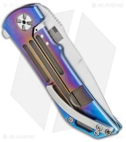 Darrel Ralph Designs DDR Dominator D35 V2 Flipper Gradiant Ano (3.5" Satin) -Knives Online Store Darrel Ralph Designs DDR Dominator D35 V2 Gradiant Ano Satin BHQ 52330 jr side