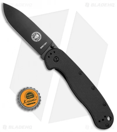 BRK Jeff Randall Avispa Frame Lock Knife Black (3.5" Black D2) 6 BRK Jeff Randall Avispa Frame Lock Knife Black (3.5" Black D2) - Image 4