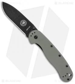 BRK Jeff Randall Avispa Frame Lock Knife Foliage Green (3.5" Black)