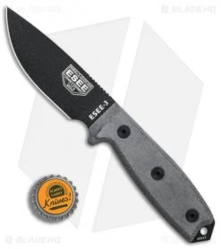 ESEE Knives ESEE-3P-B Knife Black Sheath (3.88" Black) 10 ESEE Knives ESEE-3P-B Knife Black Sheath (3.88" Black) -Knives Online Store ESEE Knives ESEE 3P B black sheath black BHQ 17615 er bottlecap