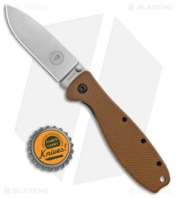 ESEE Zancudo Frame Lock Knife Coyote Brown (3" Stonewash D2) 9 ESEE Zancudo Frame Lock Knife Coyote Brown (3" Stonewash D2) -Knives Online Store ESEE Zancudo FL Coyote Brown D2 SW BHQ 50092 jr bottlecap